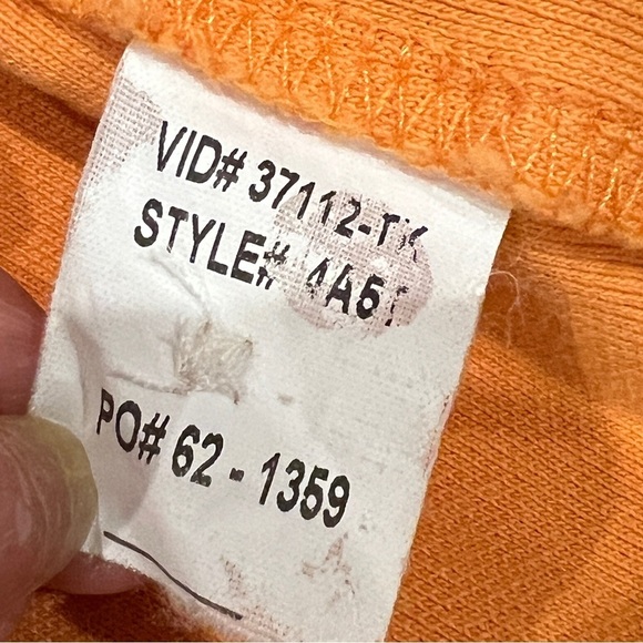 Orvis Men's Pink Orange Golf Shirt Size M Arm Gussets Short Sleeve 3 Button - Picture 11 of 12